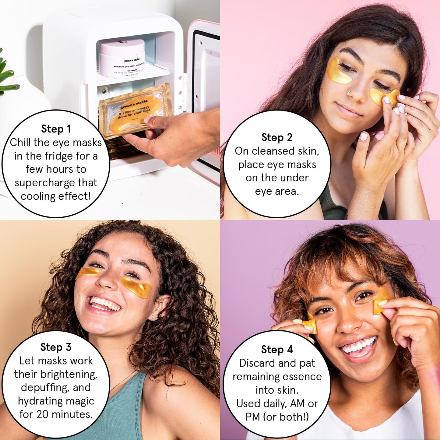 Graceful Glow Under Eye Masks